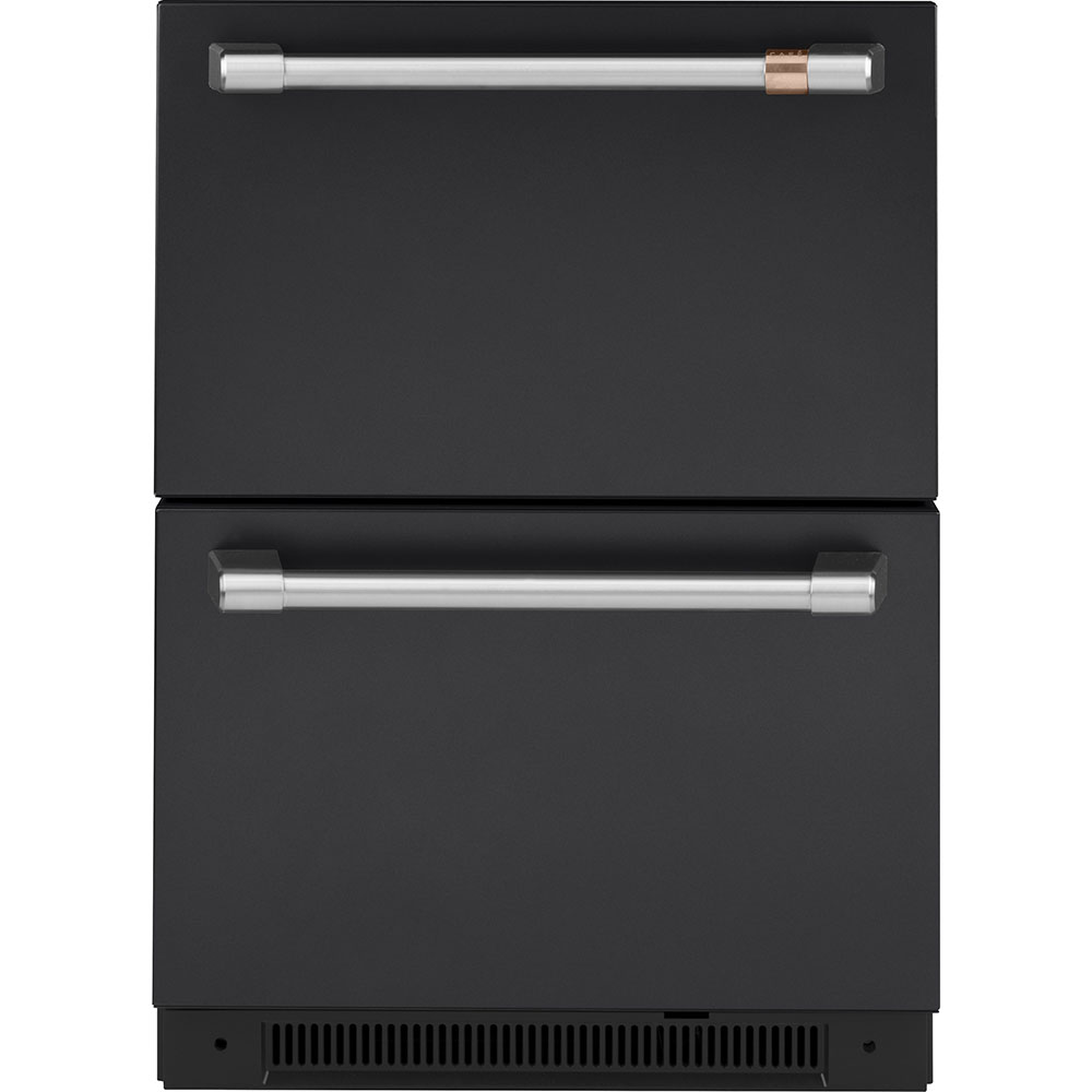Café™ 5.7 Cu. Ft. Built-In Dual-Drawer Refrigerator Matte Black - CDE06RP3ND1