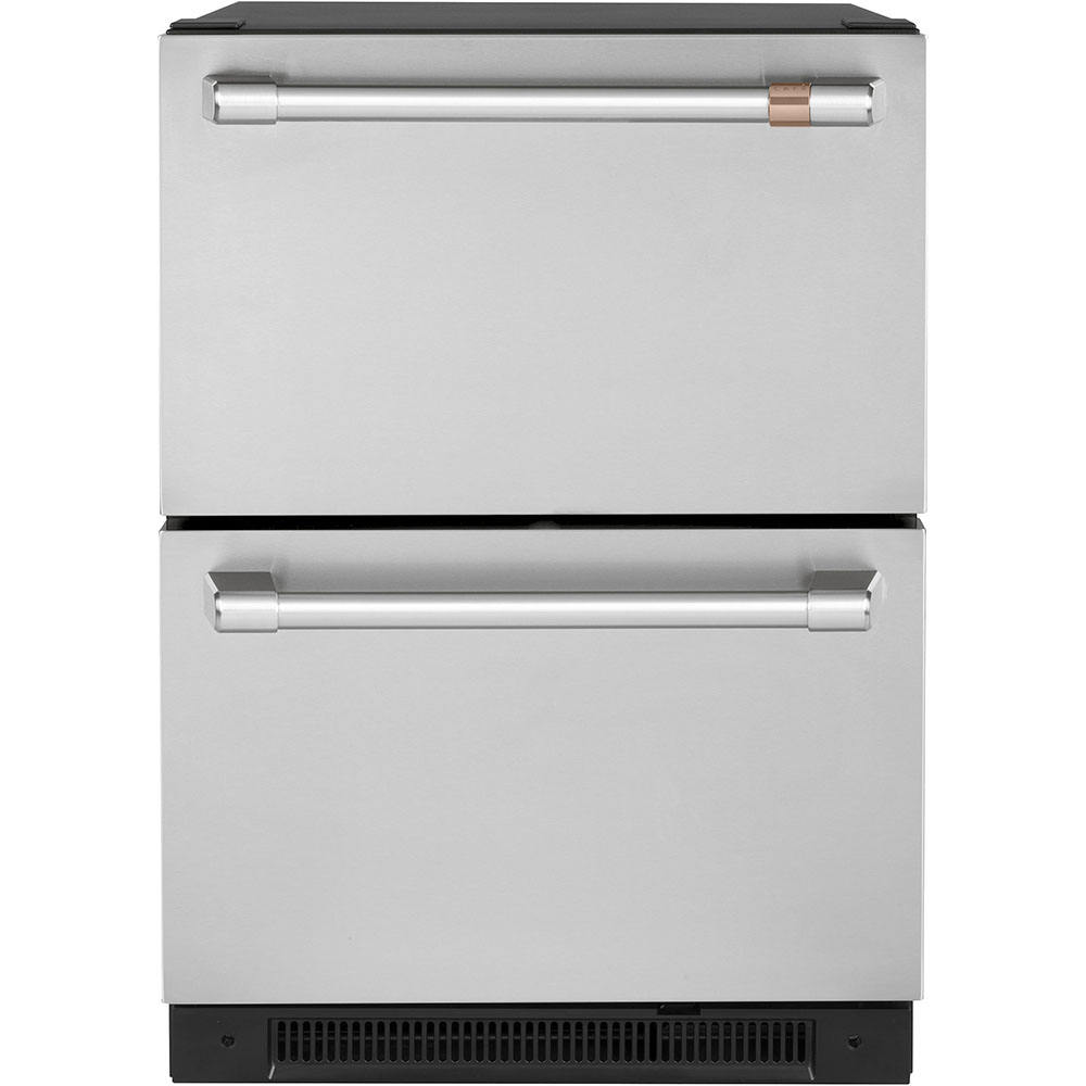 Café™ 5.7 Cu. Ft. Built-In Dual-Drawer Refrigerator Stainless Steel - CDE06RP2NS1