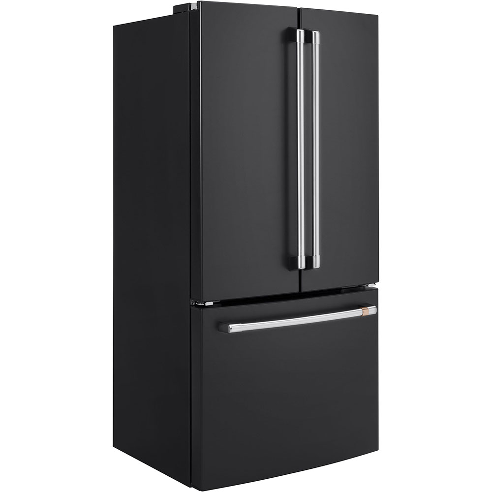 Réfrigérateur à profondeur de comptoir Café de 18,6 pi³ avec porte à deux battants, noir mat - CWE19SP3ND1
