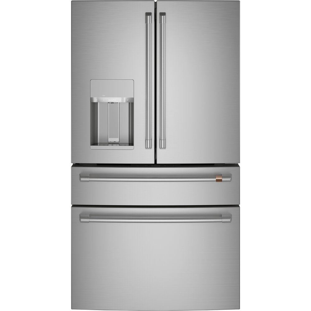 Réfrigérateur 4 portes à porte française de 22.3 pi³ de profondeur comptoir Cafe, Acier inoxydable - CXE22DP2PS1