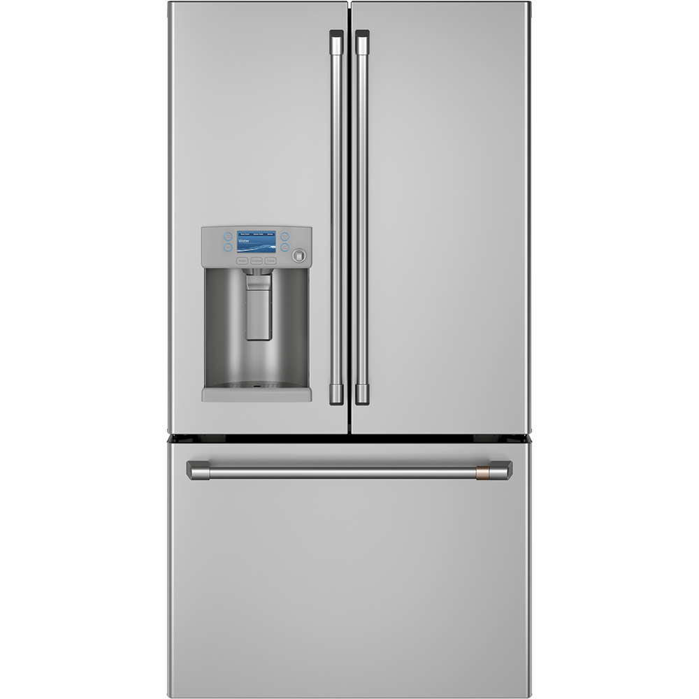 Réfrigérateur à profondeur de comptoir Café de 22,2 pi³ avec porte à deux battants et distributeur d'eau chaude