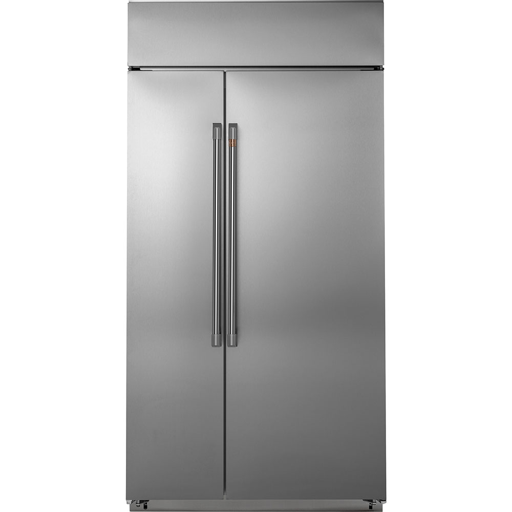 Réfrigérateur côte à côte encastré Café de 42 po, acier inoxydable - CSB42WP2NS1